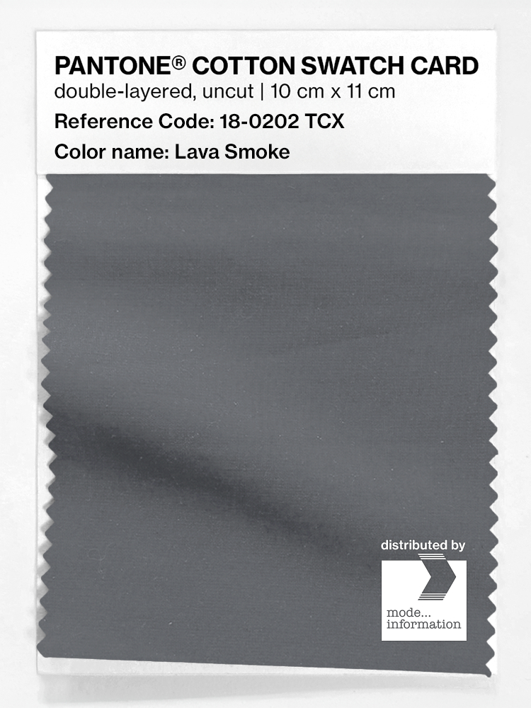 Artikelbild 1 des Artikels “PANTONE® COTTON SWATCH CARD 18-0202 TCX Lava Smoke “