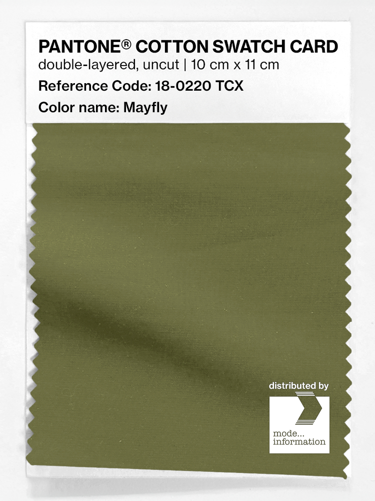 Artikelbild 1 des Artikels “PANTONE® COTTON SWATCH CARD 18-0220 TCX Mayfly “
