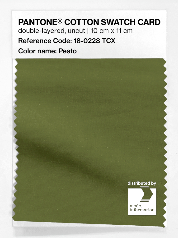 Artikelbild 1 des Artikels “PANTONE® COTTON SWATCH CARD 18-0228 TCX Pesto “