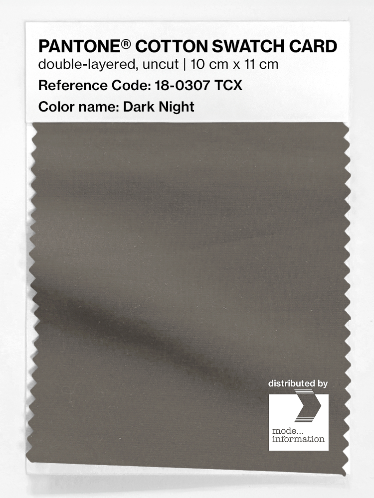 Artikelbild 1 des Artikels “PANTONE® COTTON SWATCH CARD 18-0307 TCX Dark Night “