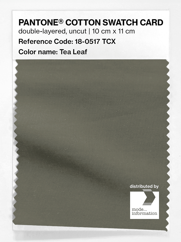 Artikelbild 1 des Artikels “PANTONE® COTTON SWATCH CARD 18-0517 TCX Tea Leaf “