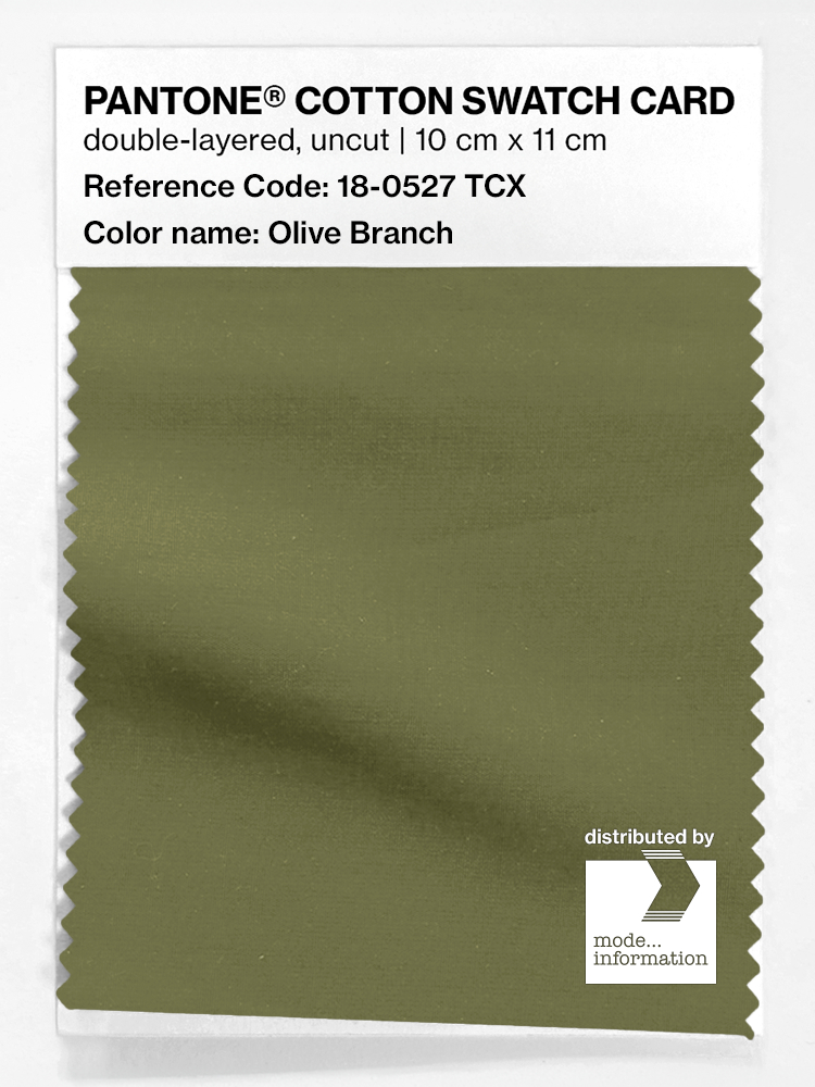 Artikelbild 1 des Artikels “PANTONE® COTTON SWATCH CARD 18-0527 TCX Olive Branch “