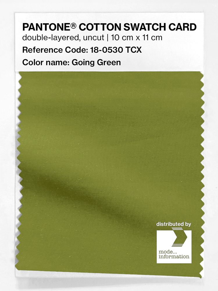 Artikelbild 1 des Artikels “PANTONE® COTTON SWATCH CARD 18-0530 TCX Going Green “