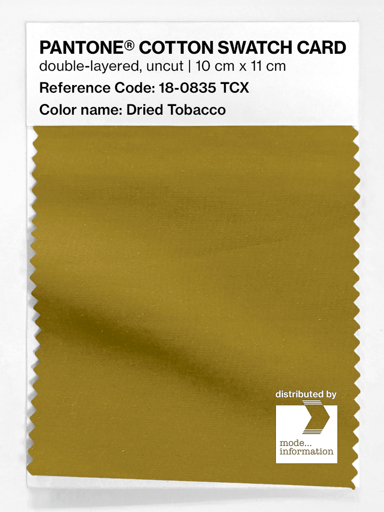 Artikelbild 1 des Artikels “PANTONE® COTTON SWATCH CARD 18-0835 TCX Dried Tobacco “