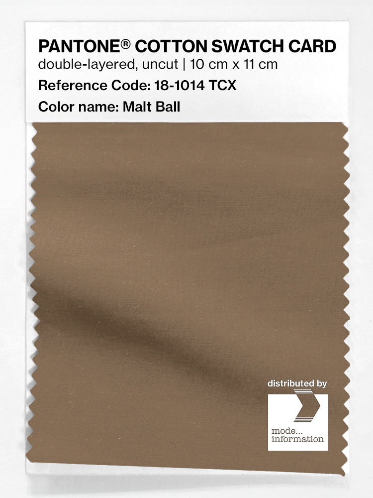 Artikelbild 1 des Artikels “PANTONE® COTTON SWATCH CARD 18-1014 TCX Malt Ball “
