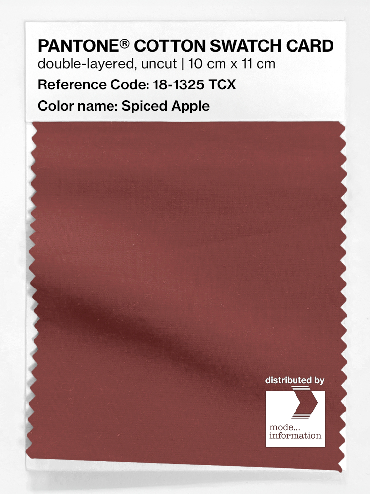 Artikelbild 1 des Artikels “PANTONE® COTTON SWATCH CARD 18-1325 TCX Spiced Apple “