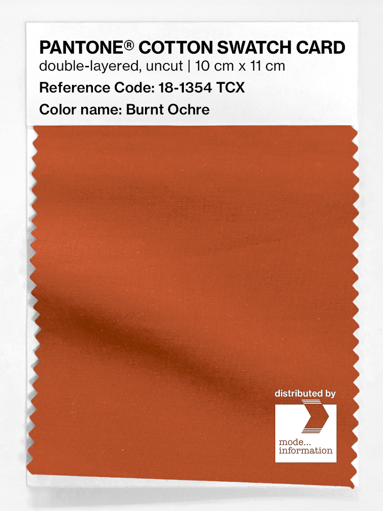 Artikelbild 1 des Artikels “PANTONE® COTTON SWATCH CARD 18-1354 TCX Burnt Ochre “