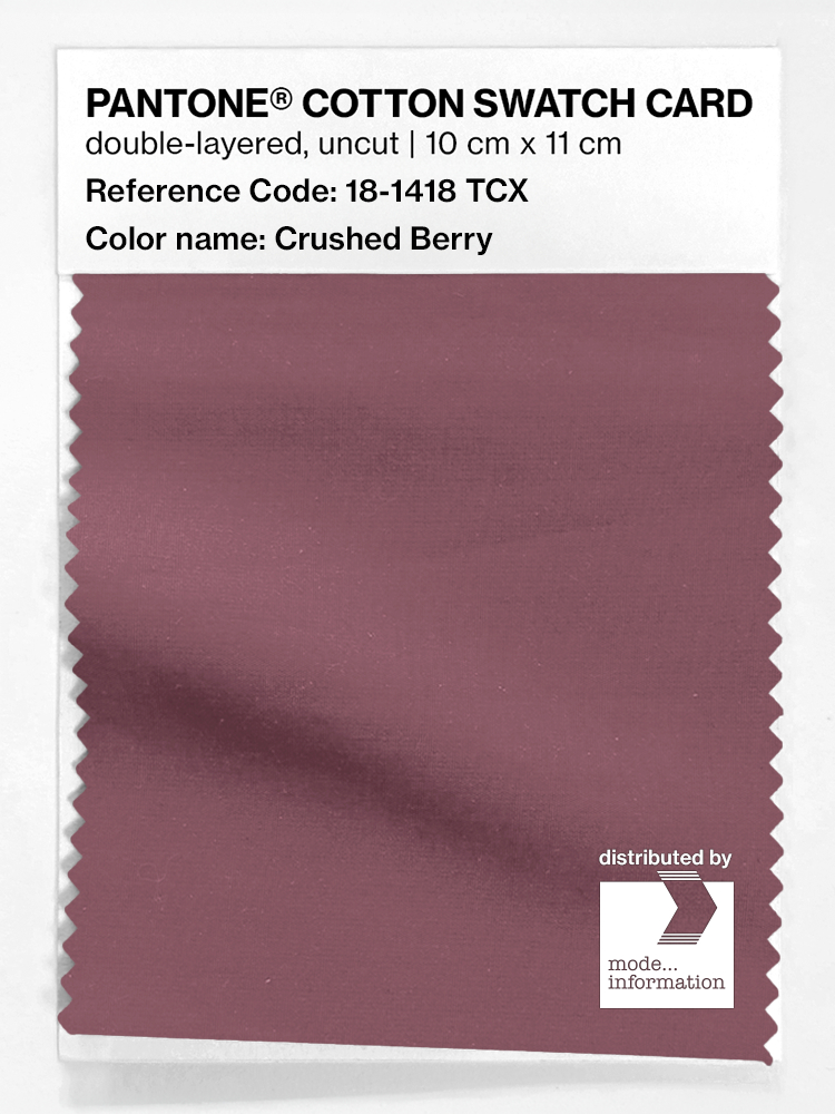Artikelbild 1 des Artikels “PANTONE® COTTON SWATCH CARD 18-1418 TCX Crushed Berry “