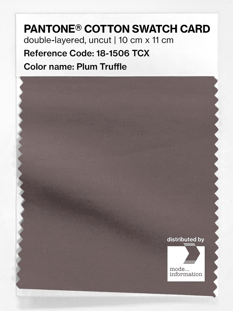 Artikelbild 1 des Artikels “PANTONE® COTTON SWATCH CARD 18-1506 TCX Plum Truffle “