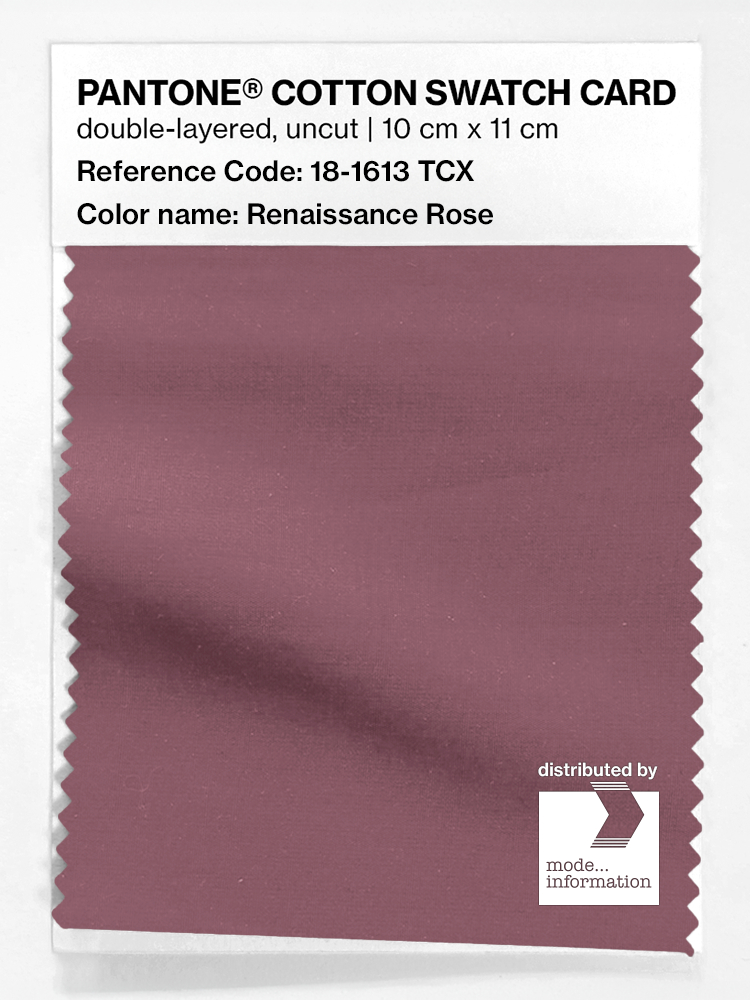 Artikelbild 1 des Artikels “PANTONE® COTTON SWATCH CARD 18-1613 TCX Renaissance Rose “