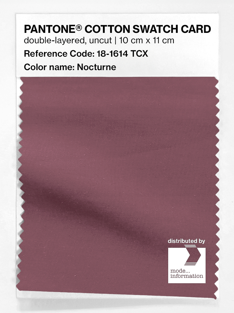 Product image 1 of the product “PANTONE® COTTON SWATCH CARD 18-1614 TCX Nocturne ”