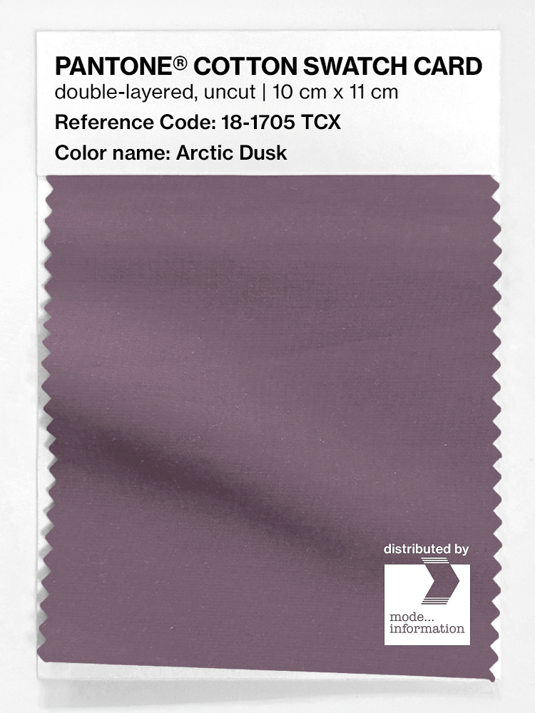 Artikelbild 1 des Artikels “PANTONE® COTTON SWATCH CARD 18-1705 TCX Arctic Dusk “