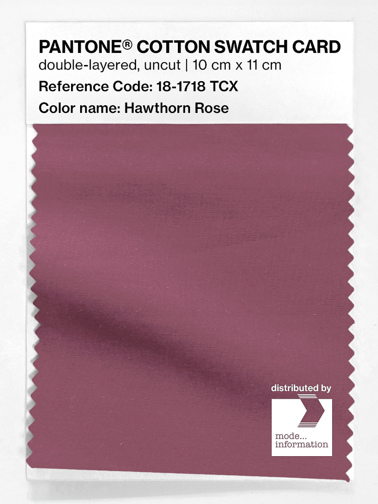 Artikelbild 1 des Artikels “PANTONE® COTTON SWATCH CARD 18-1718 TCX Hawthorn Rose “
