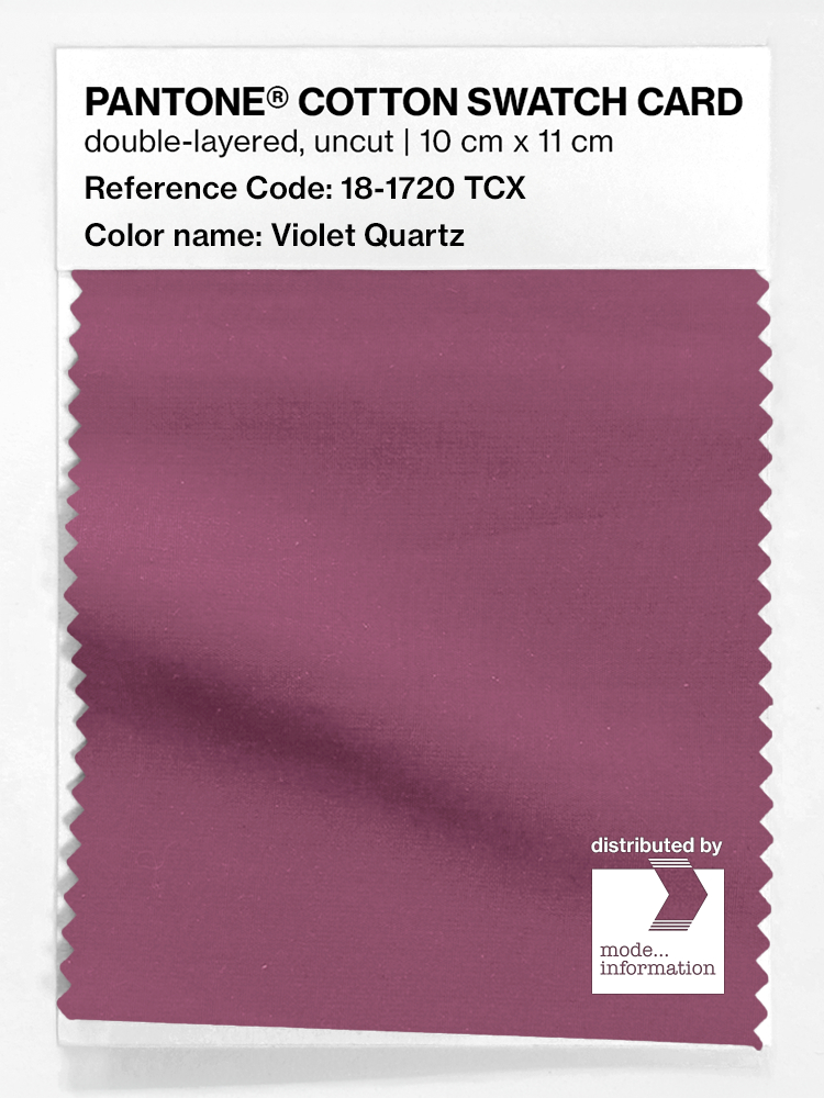 Artikelbild 1 des Artikels “PANTONE® COTTON SWATCH CARD 18-1720 TCX Violet Quartz “