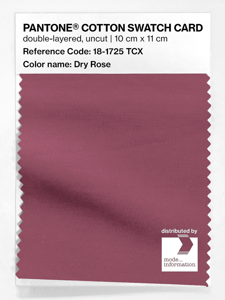 Artikelbild 1 des Artikels “PANTONE® COTTON SWATCH CARD 18-1725 TCX Dry Rose “