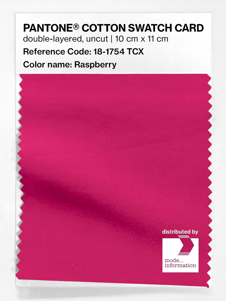 Artikelbild 1 des Artikels “PANTONE® COTTON SWATCH CARD 18-1754 TCX Raspberry “