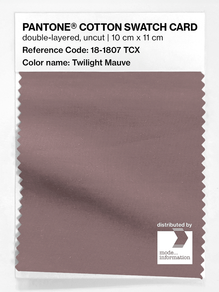 Artikelbild 1 des Artikels “PANTONE® COTTON SWATCH CARD 18-1807 TCX Twilight Mauve “