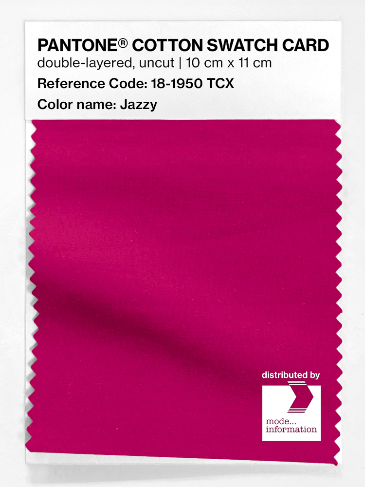 Artikelbild 1 des Artikels “PANTONE® COTTON SWATCH CARD 18-1950 TCX Jazzy “