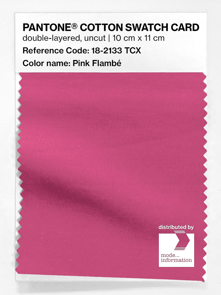 Artikelbild 1 des Artikels “PANTONE® COTTON SWATCH CARD 18-2133 TCX Pink Flambé “
