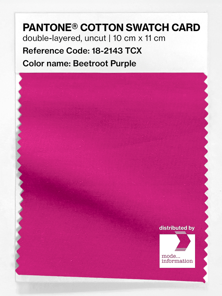 Artikelbild 1 des Artikels “PANTONE® COTTON SWATCH CARD 18-2143 TCX Beetroot Purple “