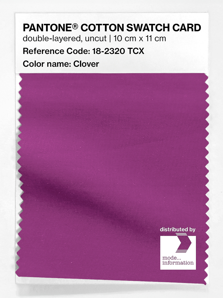 Product image 1 of the product “PANTONE® COTTON SWATCH CARD 18-2320 TCX Clover ”