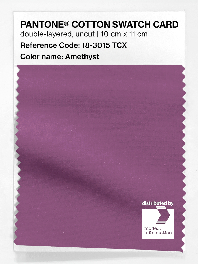 Artikelbild 1 des Artikels “PANTONE® COTTON SWATCH CARD 18-3015 TCX Amethyst “