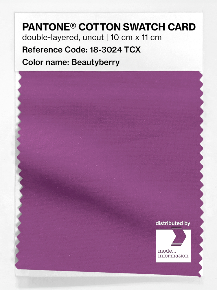 Artikelbild 1 des Artikels “PANTONE® COTTON SWATCH CARD 18-3024 TCX Beautyberry “