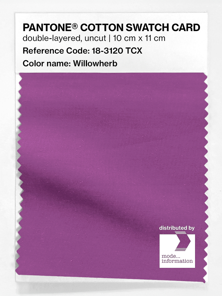 Artikelbild 1 des Artikels “PANTONE® COTTON SWATCH CARD 18-3120 TCX Willowherb “