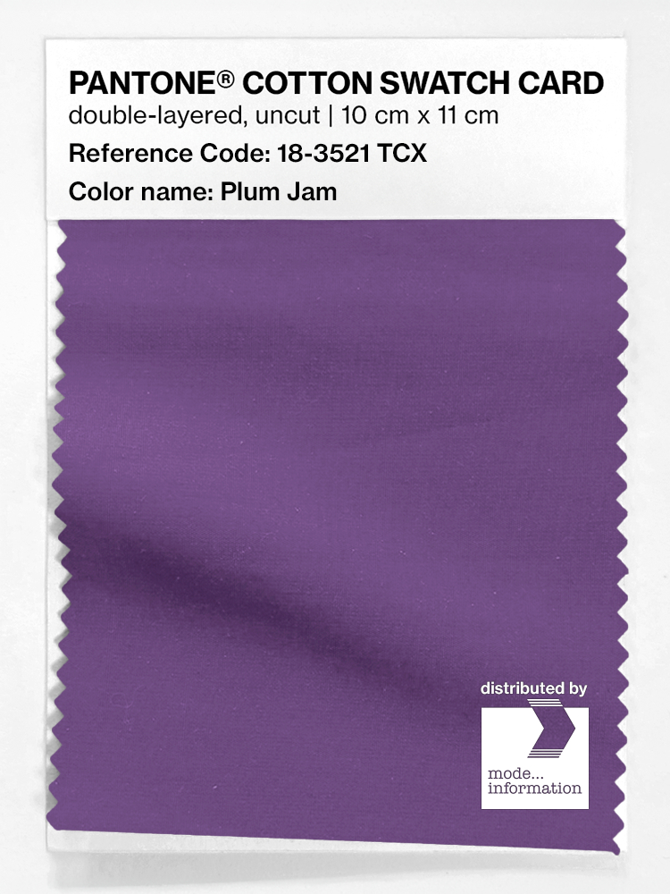 Artikelbild 1 des Artikels “PANTONE® COTTON SWATCH CARD 18-3521 TCX Plum Jam “
