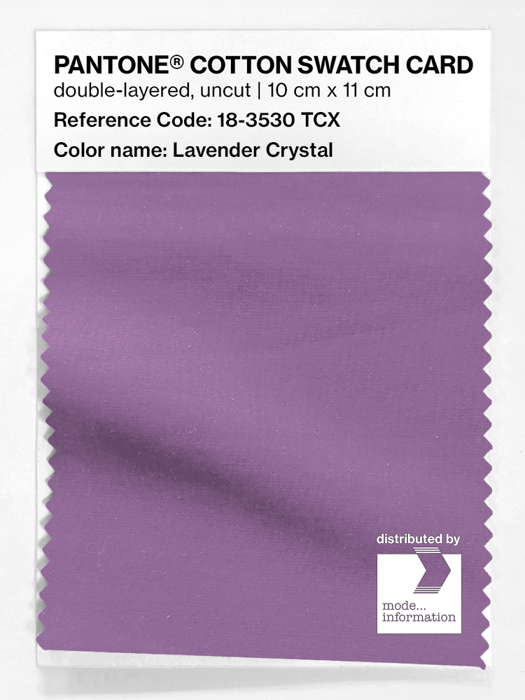 Artikelbild 1 des Artikels “PANTONE® COTTON SWATCH CARD 18-3530 TCX Lavender Crystal “