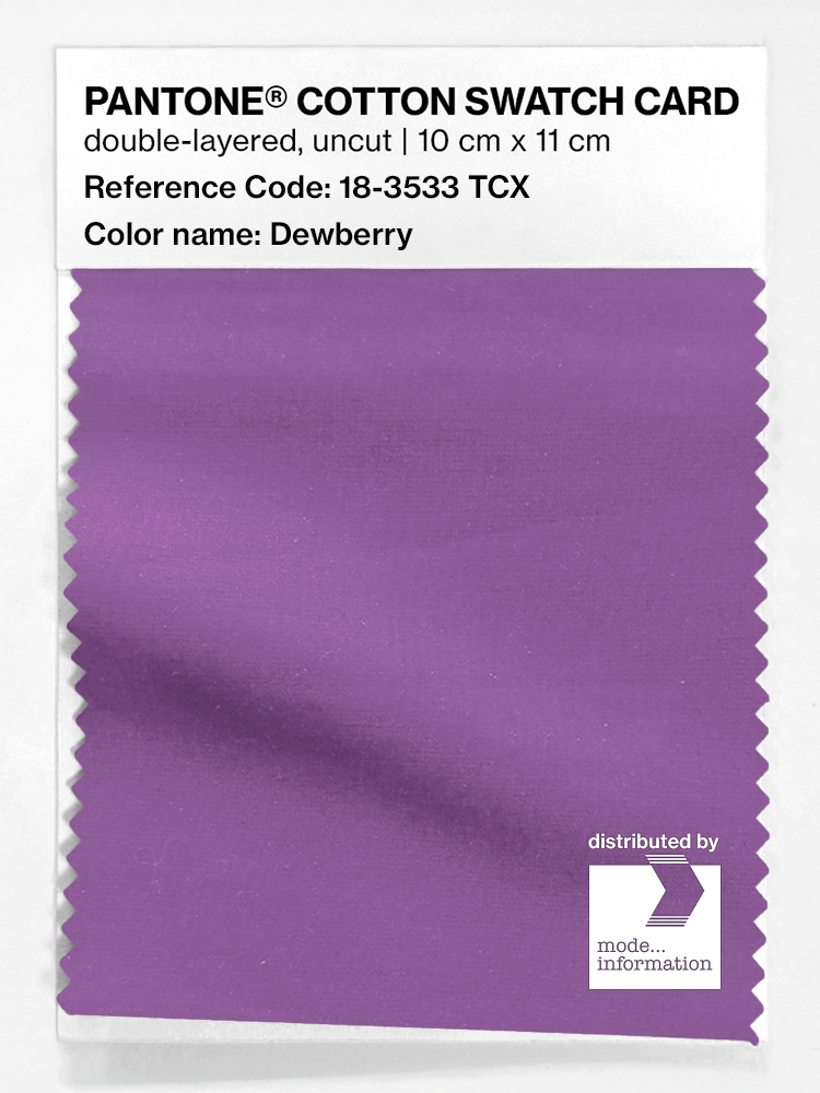 Artikelbild 1 des Artikels “PANTONE® COTTON SWATCH CARD 18-3533 TCX Dewberry “