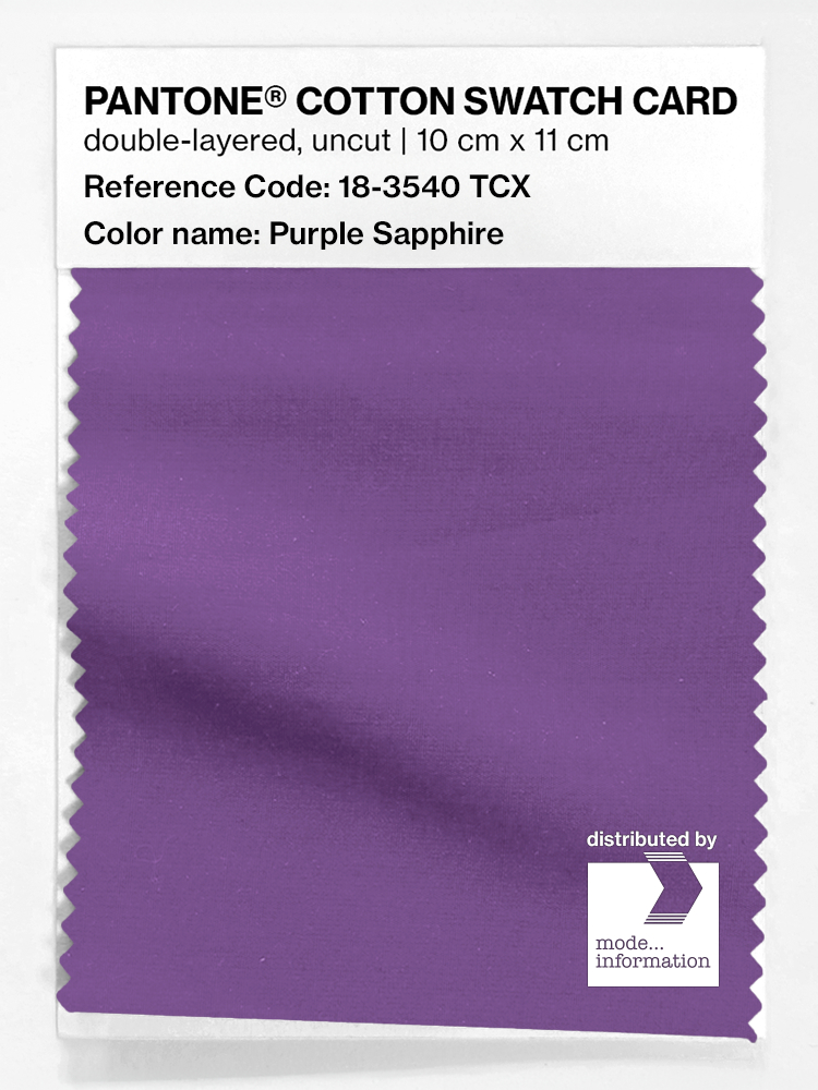 Artikelbild 1 des Artikels “PANTONE® COTTON SWATCH CARD 18-3540 TCX Purple Sapphire “