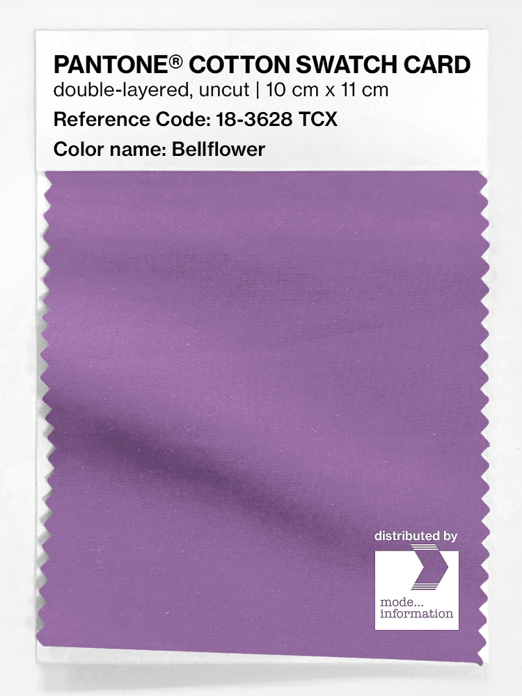 Artikelbild 1 des Artikels “PANTONE® COTTON SWATCH CARD 18-3628 TCX Bellflower “