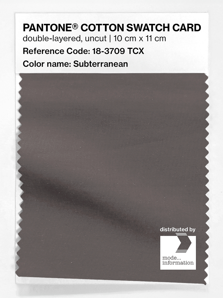 Artikelbild 1 des Artikels “PANTONE® COTTON SWATCH CARD 18-3709 TCX Subterranean “