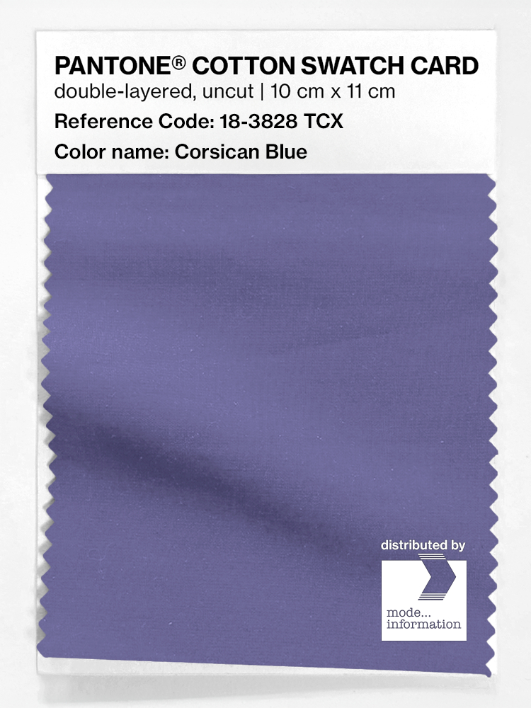 Artikelbild 1 des Artikels “PANTONE® COTTON SWATCH CARD 18-3828 TCX Corsican Blue “