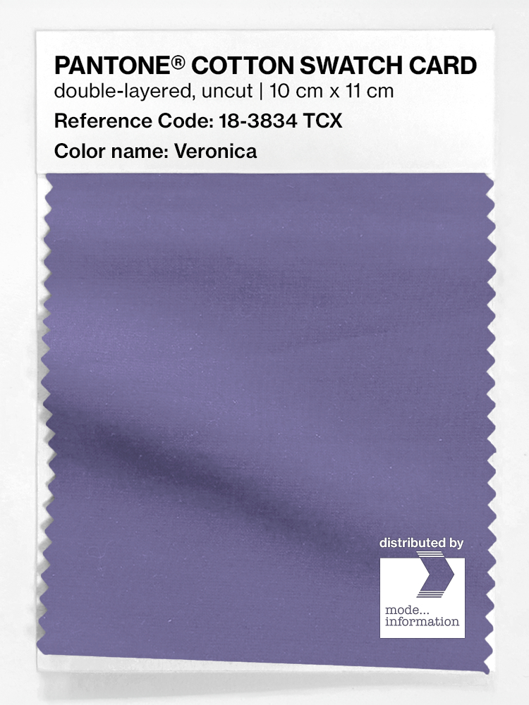 Artikelbild 1 des Artikels “PANTONE® COTTON SWATCH CARD 18-3834 TCX Veronica “