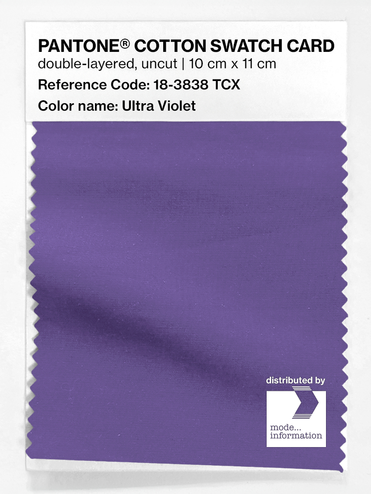 Artikelbild 1 des Artikels “PANTONE® COTTON SWATCH CARD 18-3838 TCX Ultra Violet “