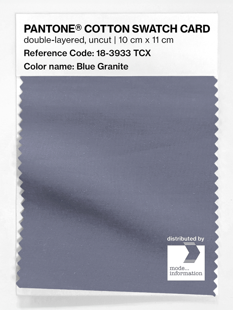 Artikelbild 1 des Artikels “PANTONE® COTTON SWATCH CARD 18-3933 TCX Blue Granite “