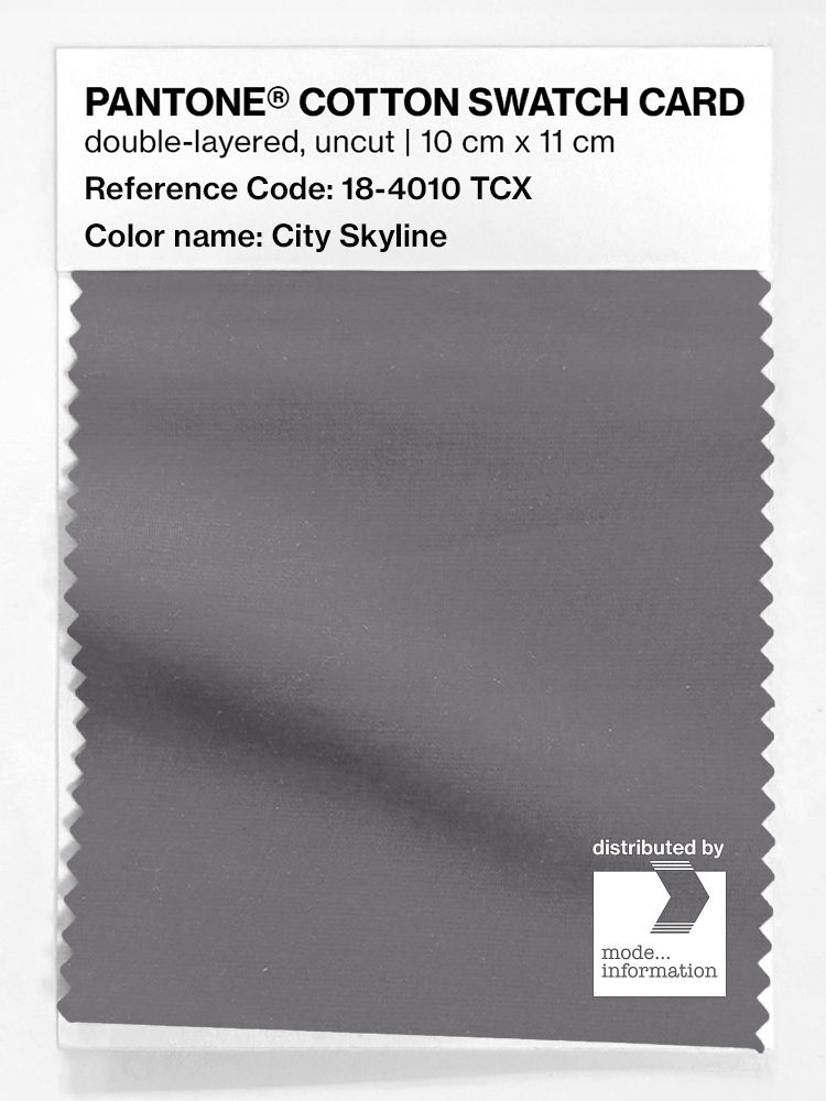Artikelbild 1 des Artikels “PANTONE® COTTON SWATCH CARD 18-4010 TCX City Skyline “