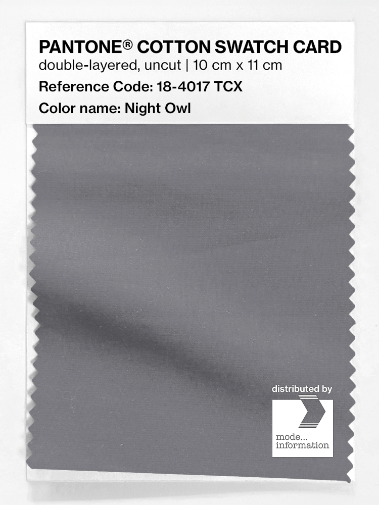 Artikelbild 1 des Artikels “PANTONE® COTTON SWATCH CARD 18-4017 TCX Night Owl “
