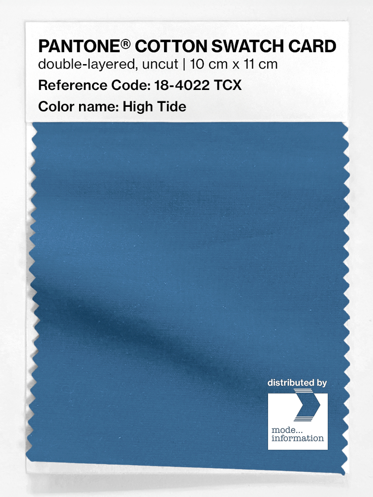 Artikelbild 1 des Artikels “PANTONE® COTTON SWATCH CARD 18-4022 TCX High Tide “