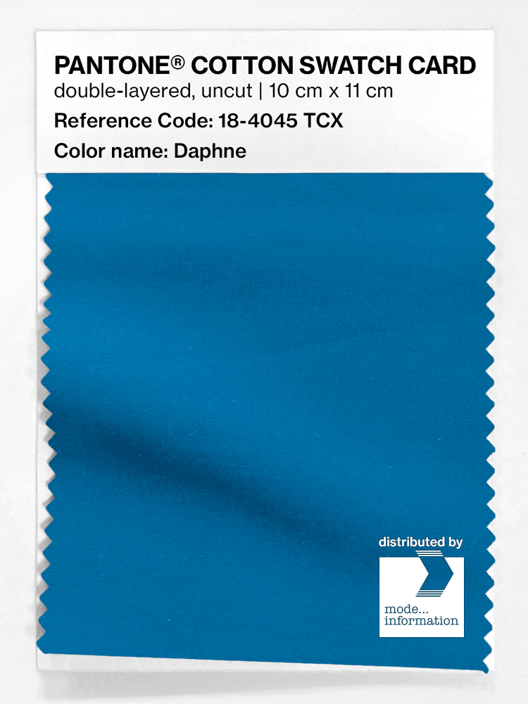 Artikelbild 1 des Artikels “PANTONE® COTTON SWATCH CARD 18-4045 TCX Daphne “