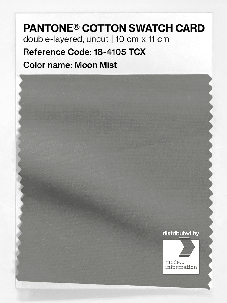 Artikelbild 1 des Artikels “PANTONE® COTTON SWATCH CARD 18-4105 TCX Moon Mist “