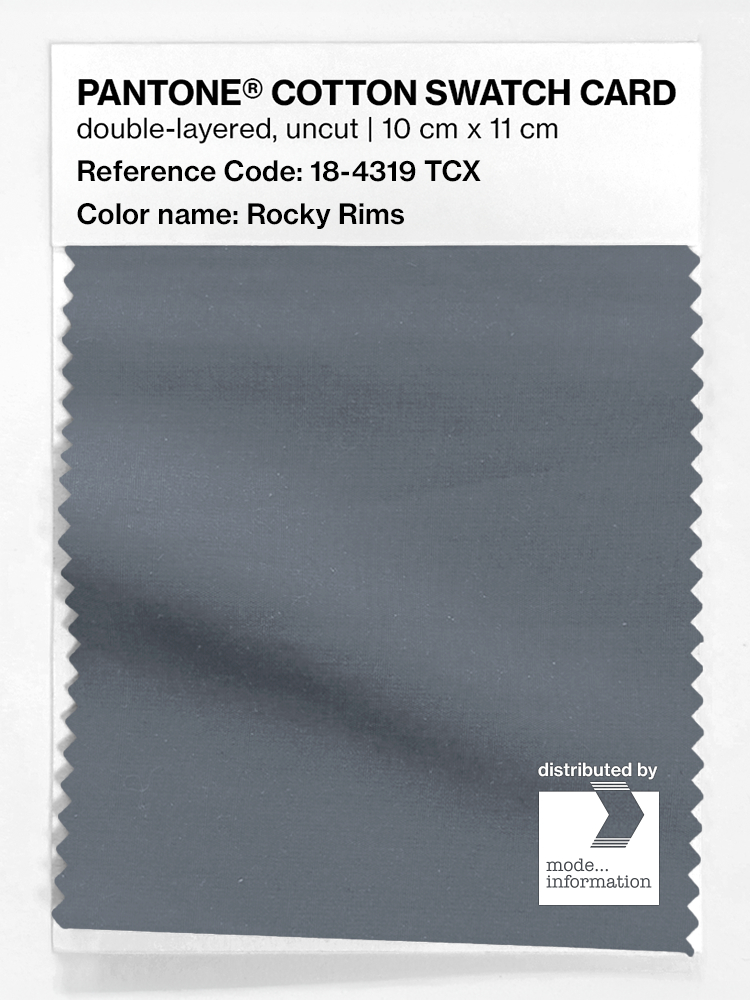 Artikelbild 1 des Artikels “PANTONE® COTTON SWATCH CARD 18-4319 TCX Rocky Rims “