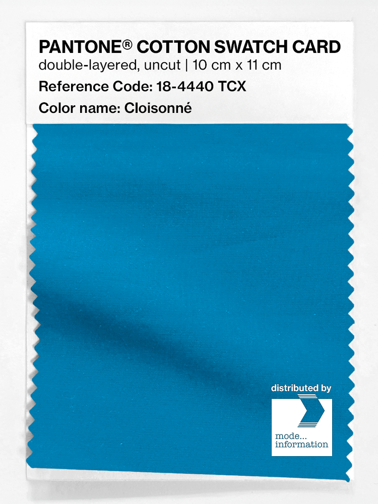 Artikelbild 1 des Artikels “PANTONE® COTTON SWATCH CARD 18-4440 TCX Cloisonné “