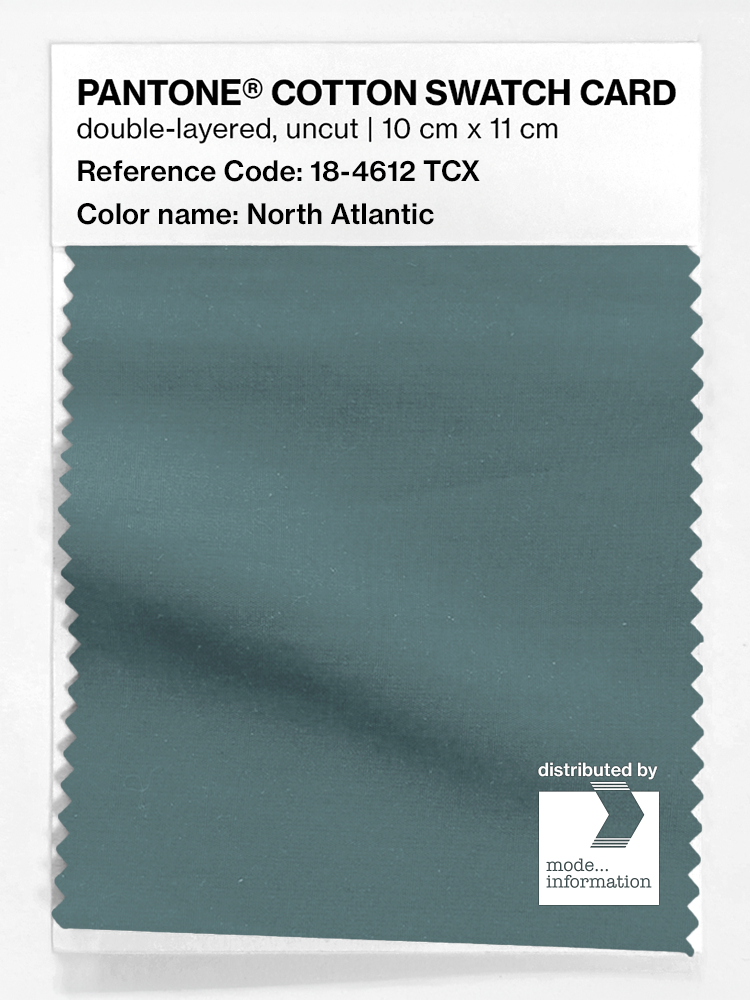 Artikelbild 1 des Artikels “PANTONE® COTTON SWATCH CARD 18-4612 TCX North Atlantic “
