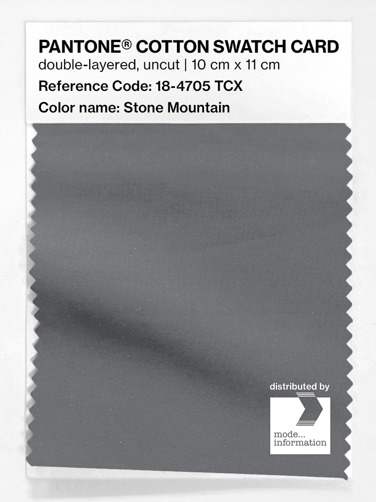 Artikelbild 1 des Artikels “PANTONE® COTTON SWATCH CARD 18-4705 TCX Stone Mountain “