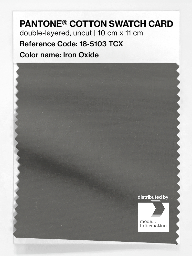 Artikelbild 1 des Artikels “PANTONE® COTTON SWATCH CARD 18-5103 TCX Iron Oxide “