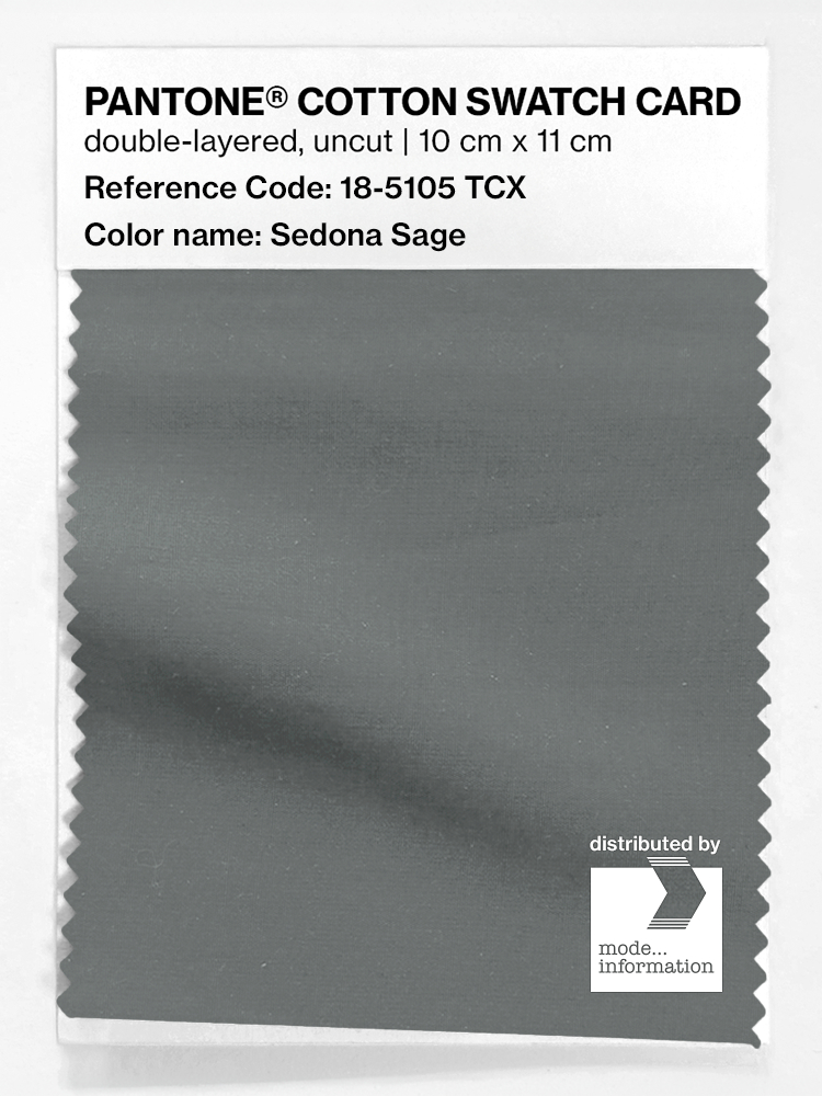 Artikelbild 1 des Artikels “PANTONE® COTTON SWATCH CARD 18-5105 TCX Sedona Sage “