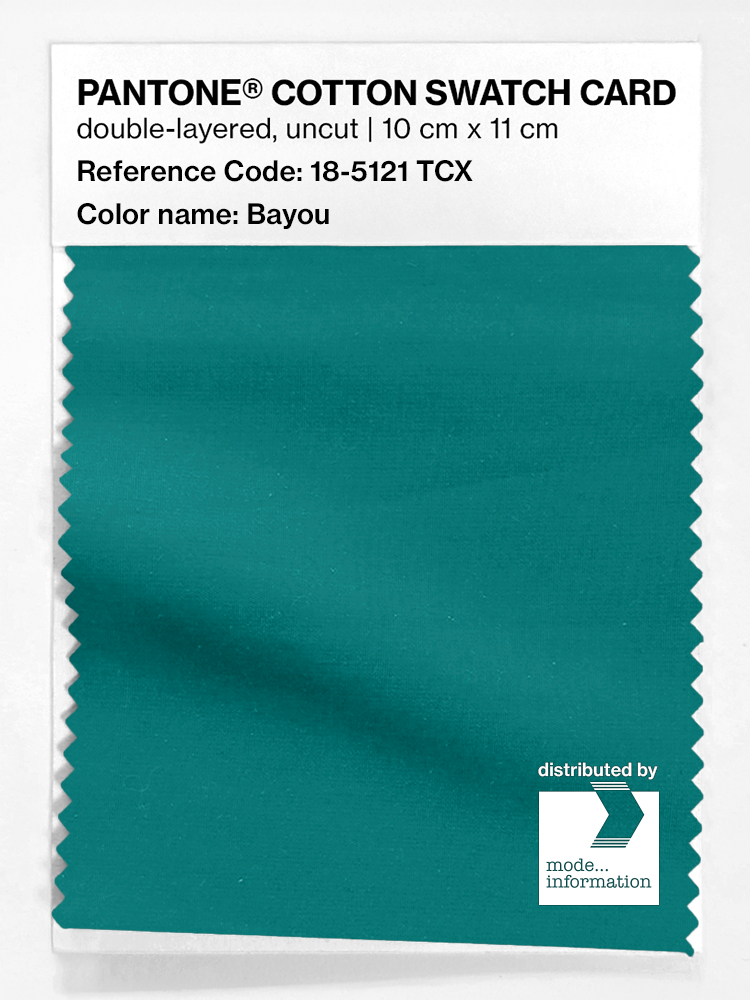 Artikelbild 1 des Artikels “PANTONE® COTTON SWATCH CARD 18-5121 TCX Bayou “